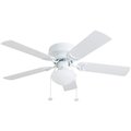 Prominence Home Alvina, 42 in.  Ceiling Fan with Light, White 80092-40